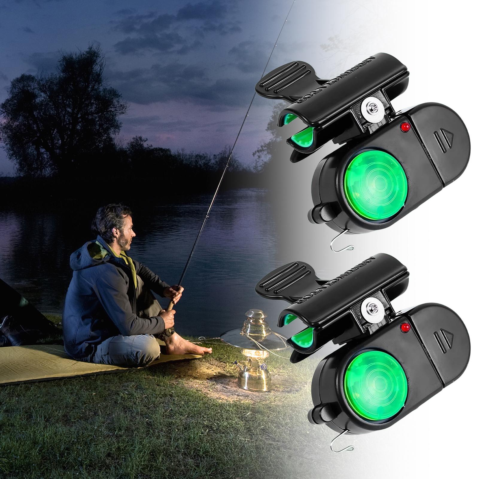 Fish Alarm - 2 Pieces Sensitive Fishing Pole Light
