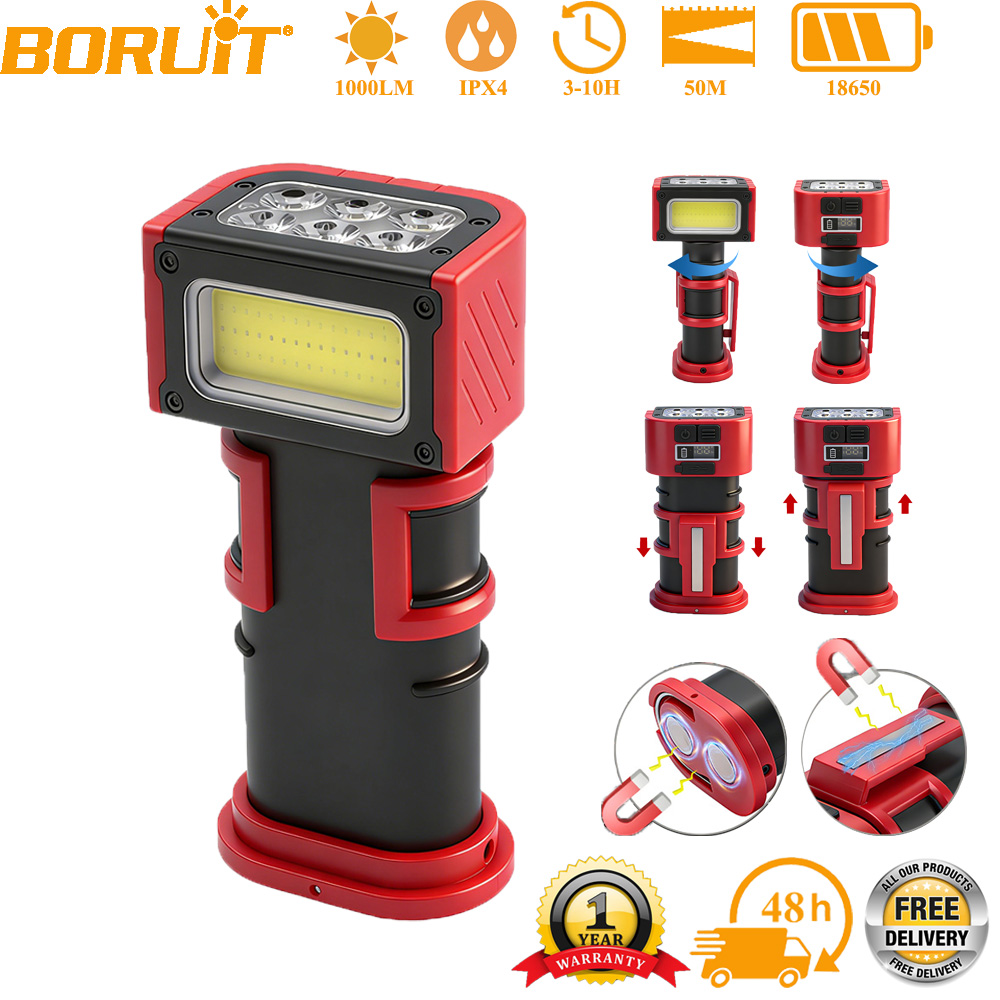 Fishing Light - BORUiT COB LED Work Light 1000LM