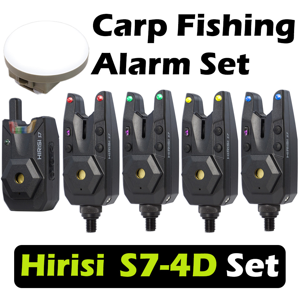 Bite Alarm - Hirisi S7-4D Wireless Carp Fishing Bite