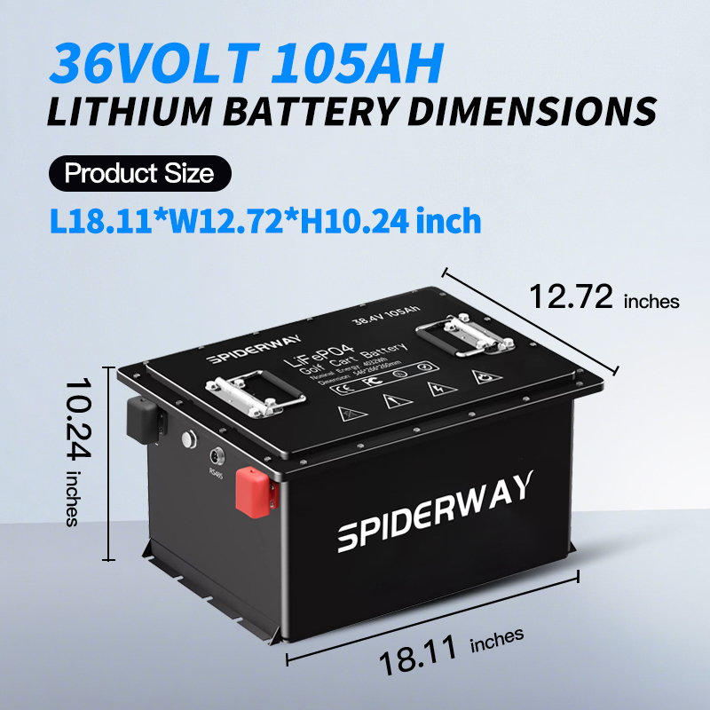 36V 105Ah Golf Cart LiFePO4 Li - Fish Finder Charger 评论和价格