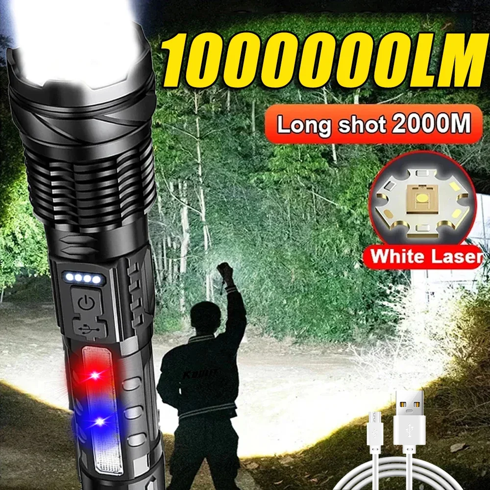 Powerful LED Flashlight Rechar - Fishing Light 评论和价格