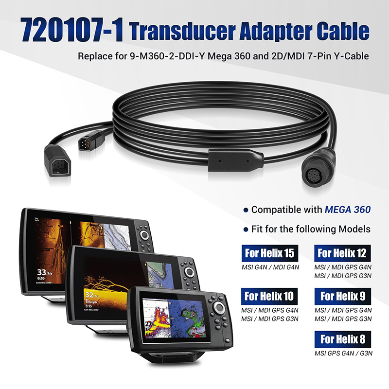 720107-1 Transducer Adapter Ca - Fish Finder Cable 评论和价格