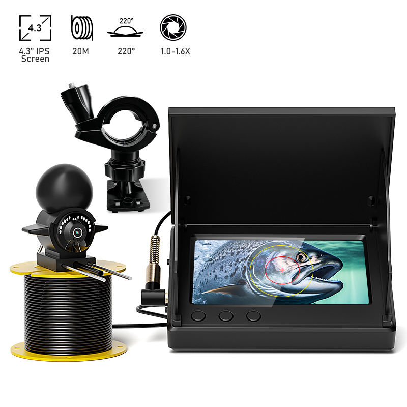 4.3'' LCD Portable Fish Finder - Fishing Camera 评论和价格