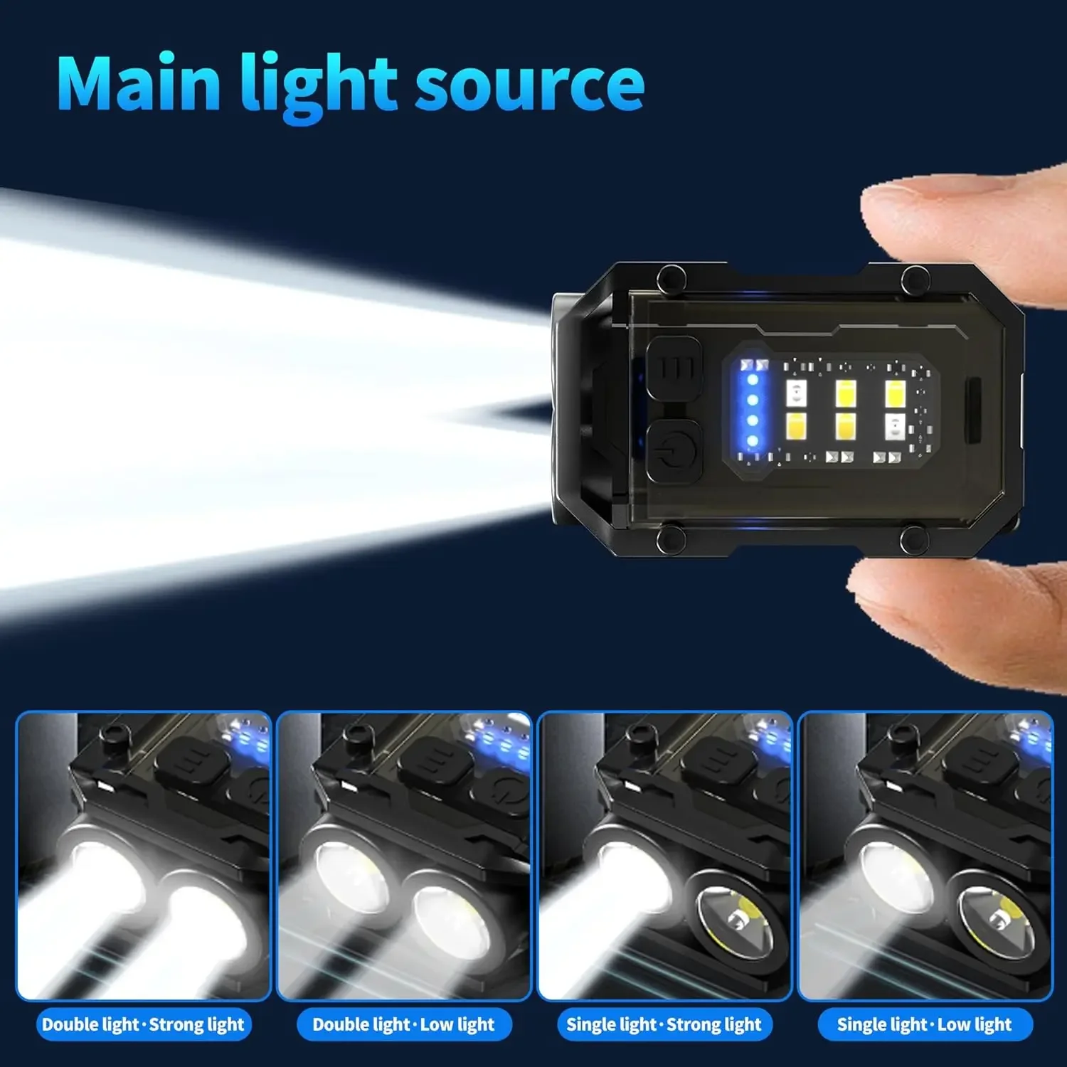 Clip-On Flashlight Rechargeabl - Fishing Light 评论和价格
