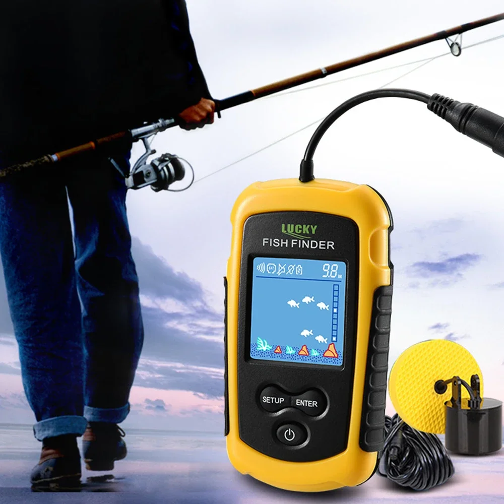 Lucky LCD Color Screen Portabl - Fish Finder Cable 评论和价格