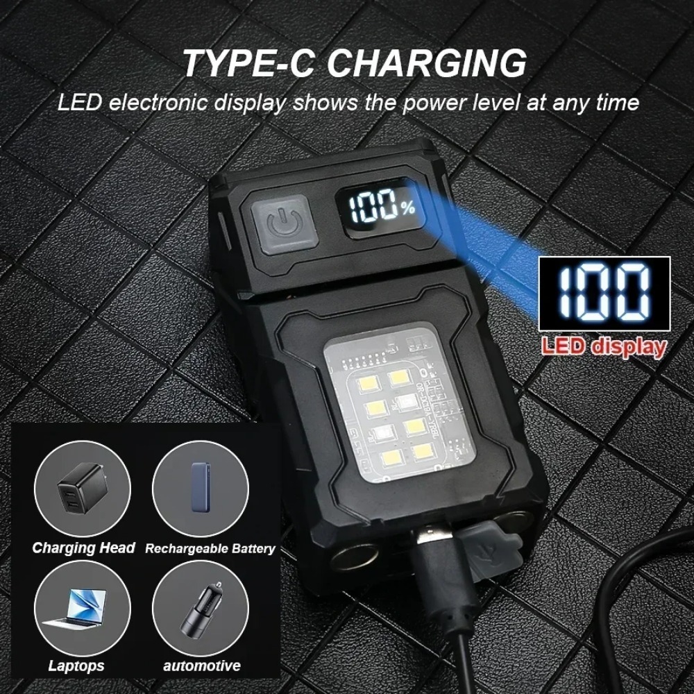 180° Rotatable LED Flashlight  - Fishing Light 评论和价格