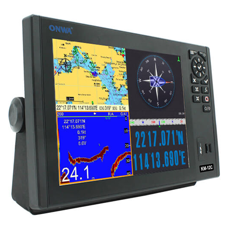 ONWA KM-12C 12-Inch GPS Chart  - Fish Finder Gps 评论和价格