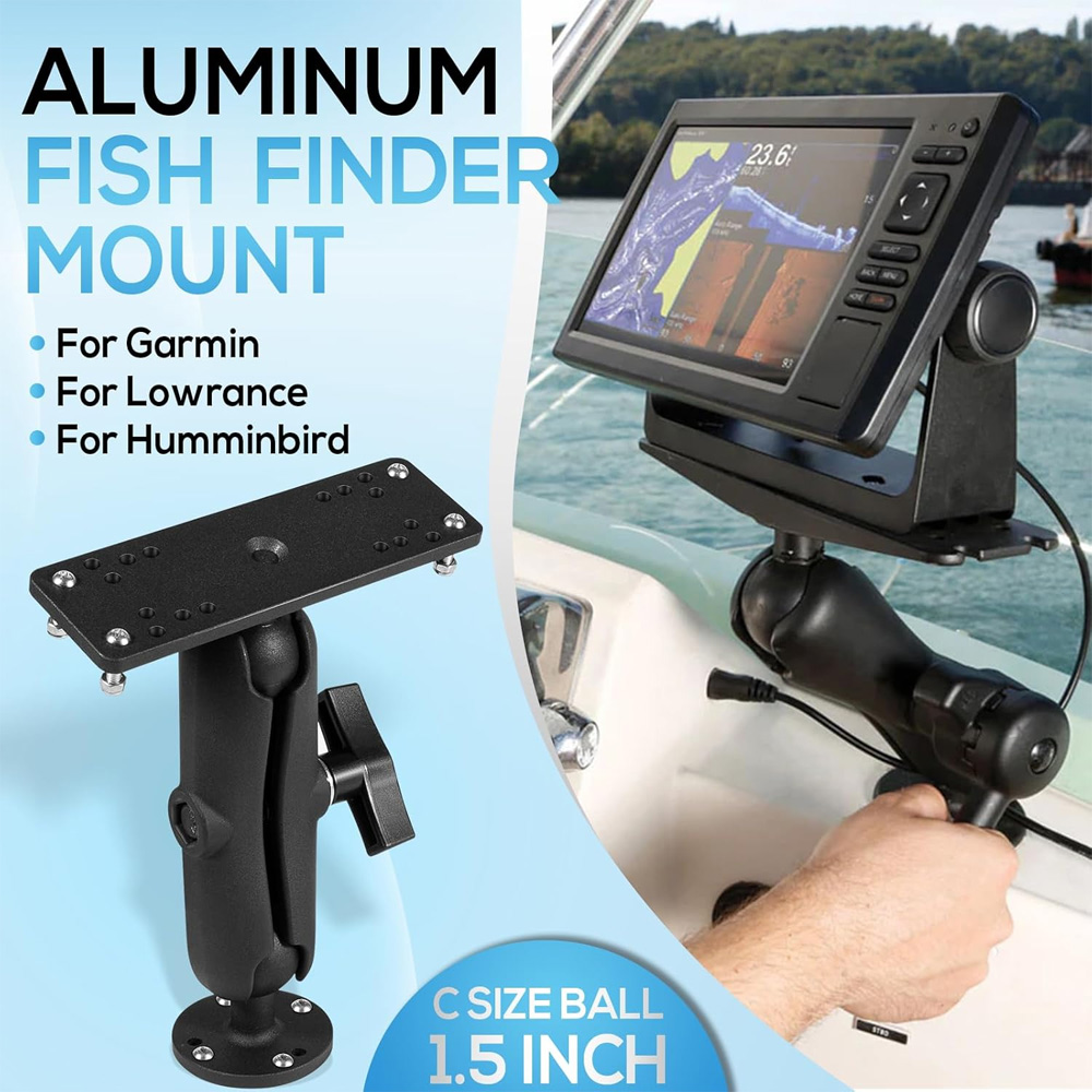 Aluminum Fish Finder Mount wit - Fish Finder Mount 评论和价格