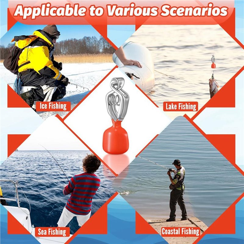 Clip-On Water Deep Gauge Instr - Fishing Depth Finder 评论和价格