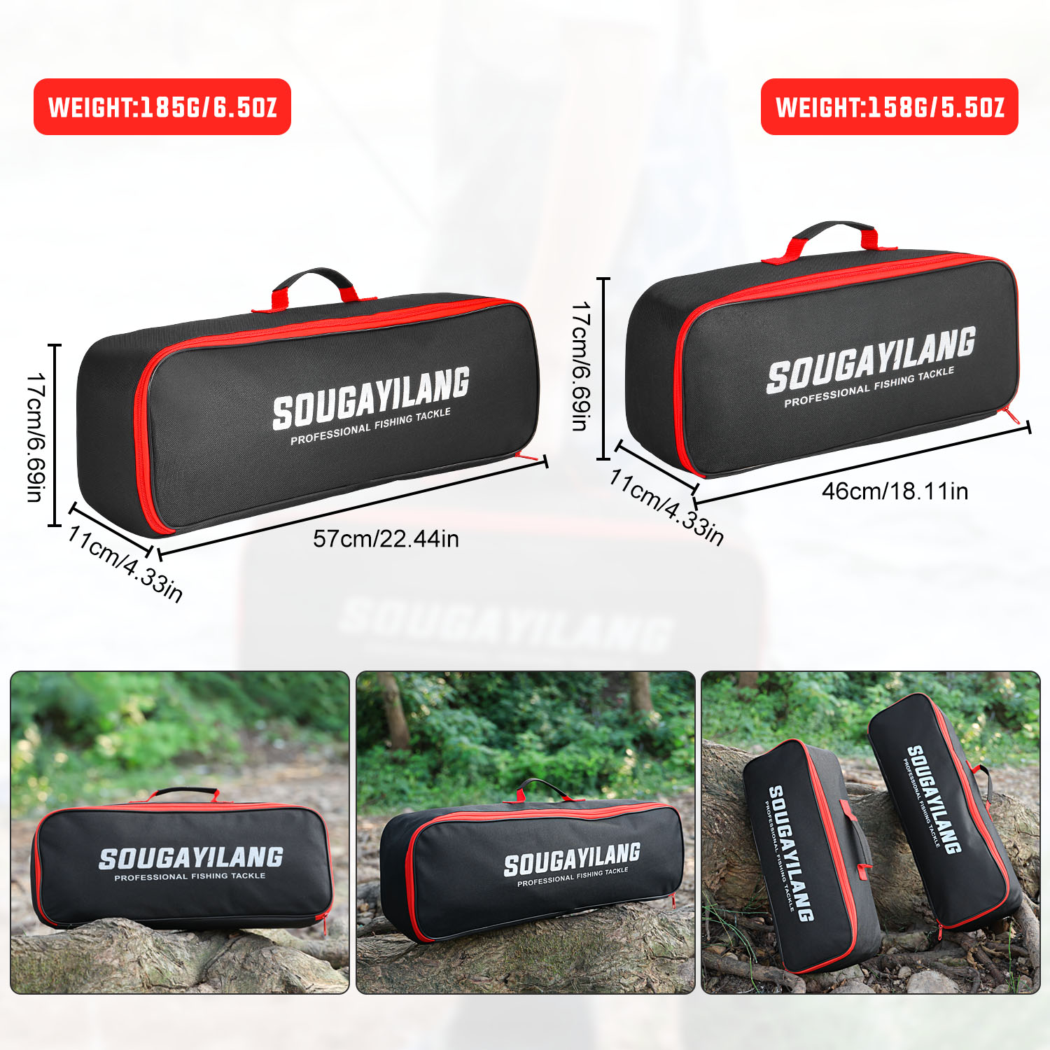 Sougayilang Fishing Rod Bag 46 - Fish Finder Case 评论和价格