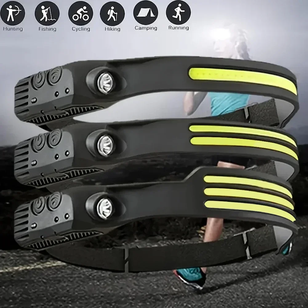 LED Sensor Headlamp Built-in B - Fish Finder Battery 评论和价格