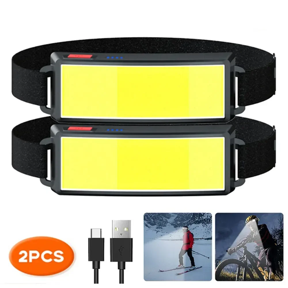 COB Portable LED Headlights Ou - Fish Finder Battery 评论和价格