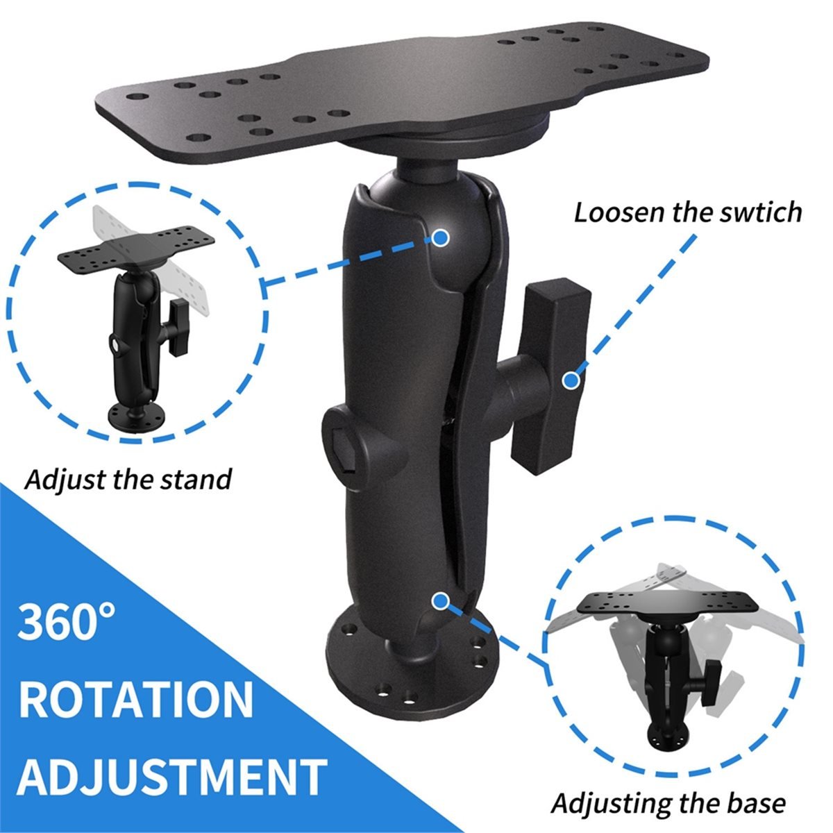 X08A Aluminum Fishfinder Mount - Fish Finder Mount 评论和价格