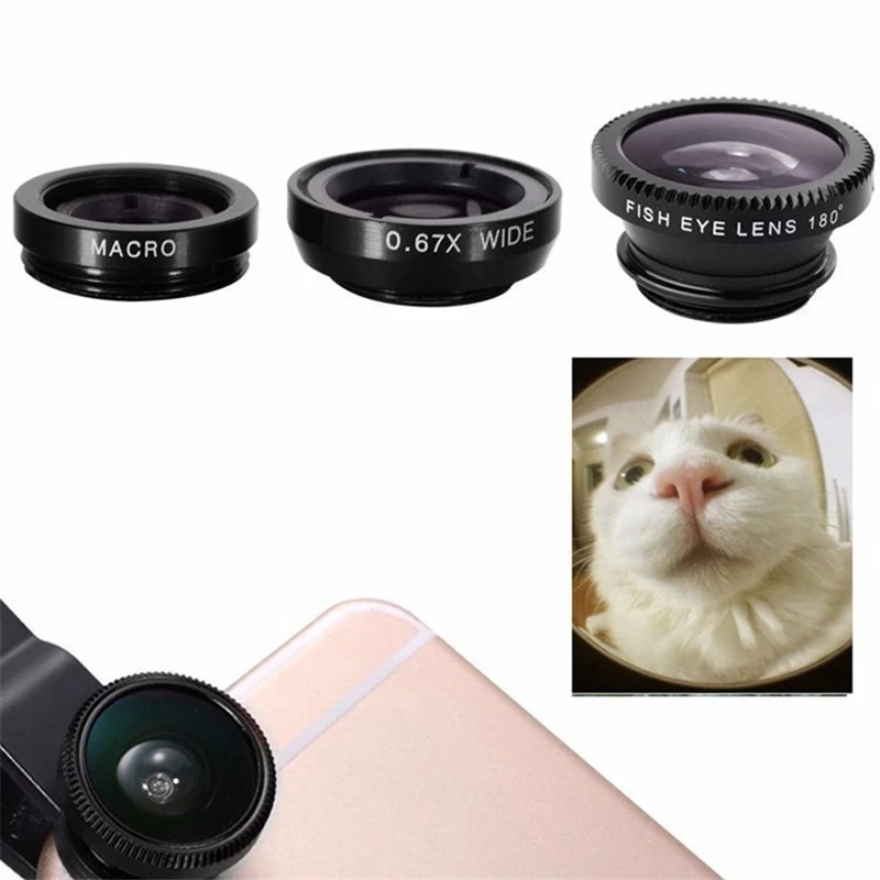 3 In 1 Fisheye Phone Lens 0.67 - Fishing Camera 评论和价格