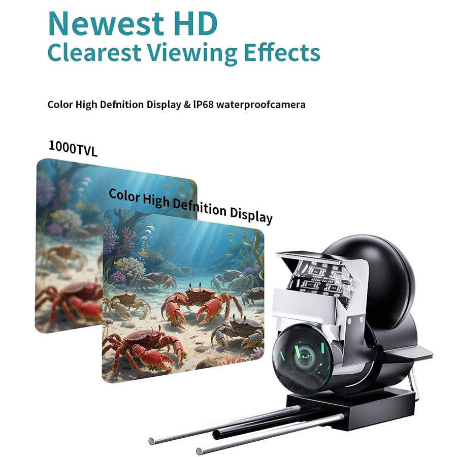 FOURQ Handheld 1080P 4.3'' LCD - Fishing Depth Finder 评论和价格
