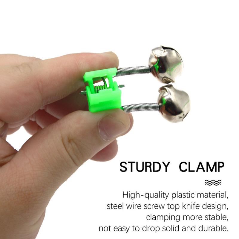 10Pcs Clamp On Fishing Rod Bel - Bite Alarm 评论和价格
