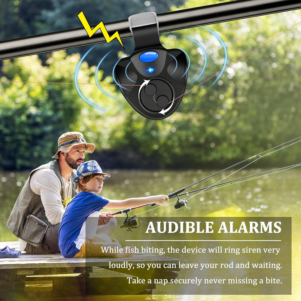 Carp Fishing Clip Set Rod Elec - Bite Indicator 评论和价格