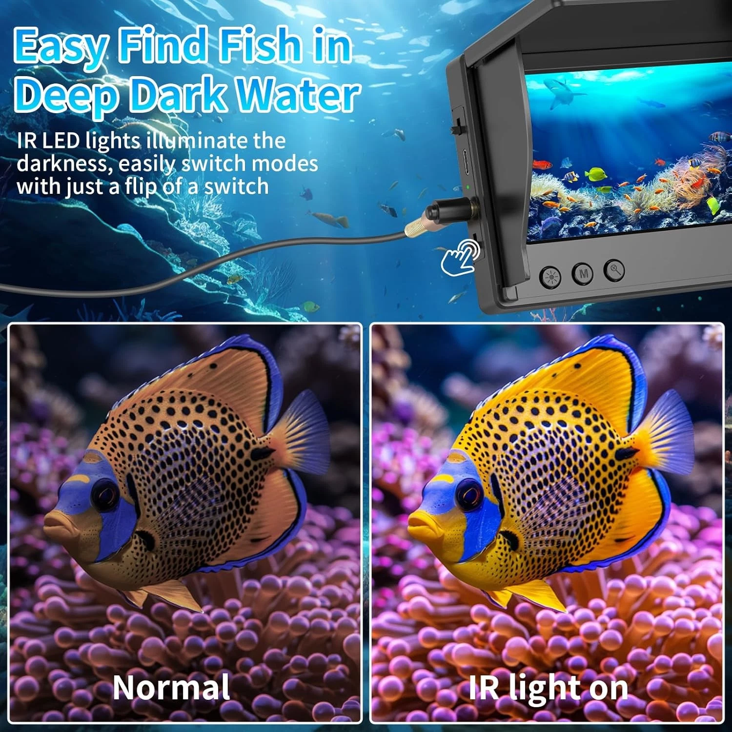 Underwater Fishing Camera,Port - Fish Finder Portable 评论和价格