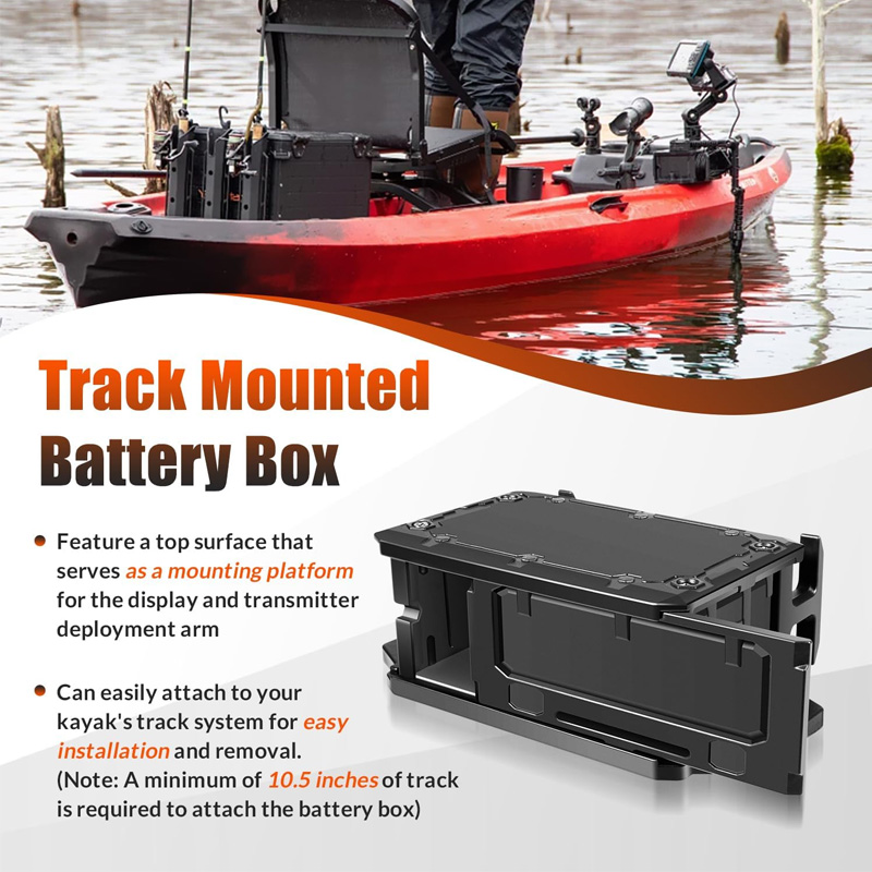 Track Mounted Battery Box for  - Fish Finder Transducer 评论和价格