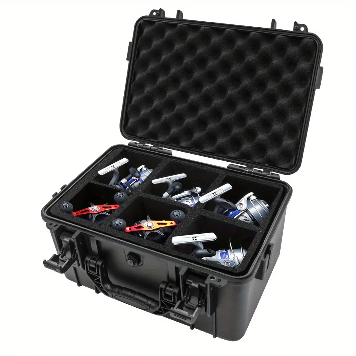 1 portable toolbox with pre cu - Fish Finder Case 评论和价格