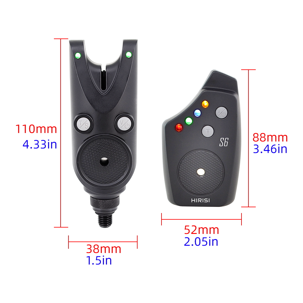 Hirisi S6 Wireless Carp Fishin - Bite Alarm 评论和价格