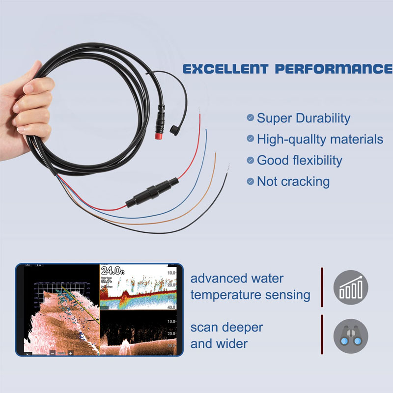 010-12199-04 Power/Data Cable  - Fish Finder Cable 评论和价格